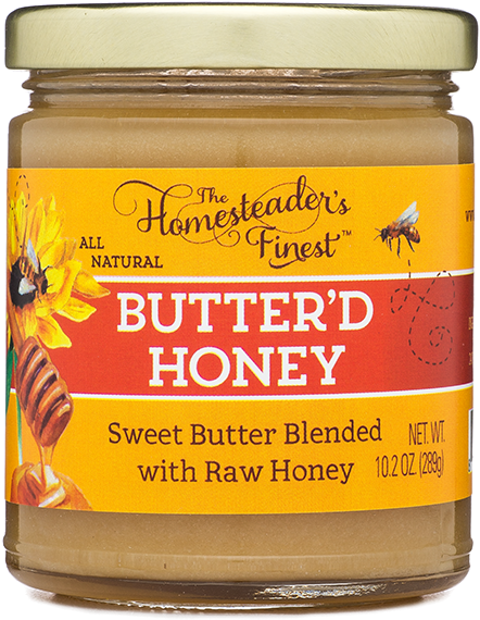 Butter'd Honey Sauce - Nut Butter (600x600), Png Download
