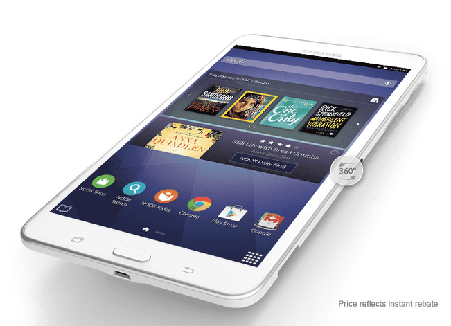 In An Effort To Make Their Popular Ebook Reader Even - Samsung Nook 4 (650x500), Png Download