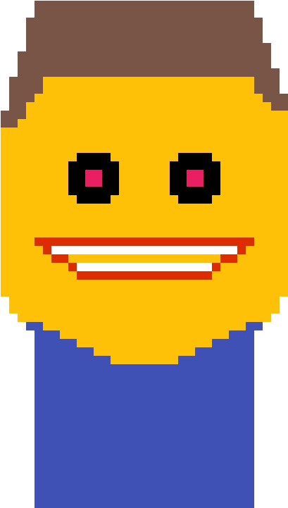 Lego Man - Cartoon (1200x1200), Png Download