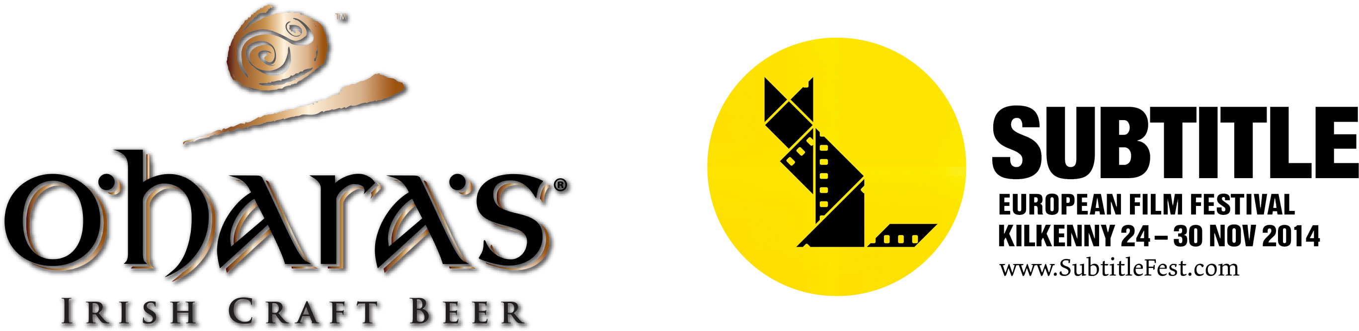 Subtitle European Film Festival Now With Added O'hara's - O Hara Beer Logo (3016x774), Png Download