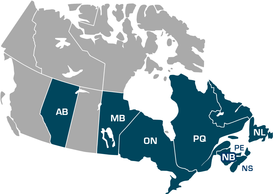 Property Map Full - Same Sex Marriage In Canada Map (1000x729), Png Download