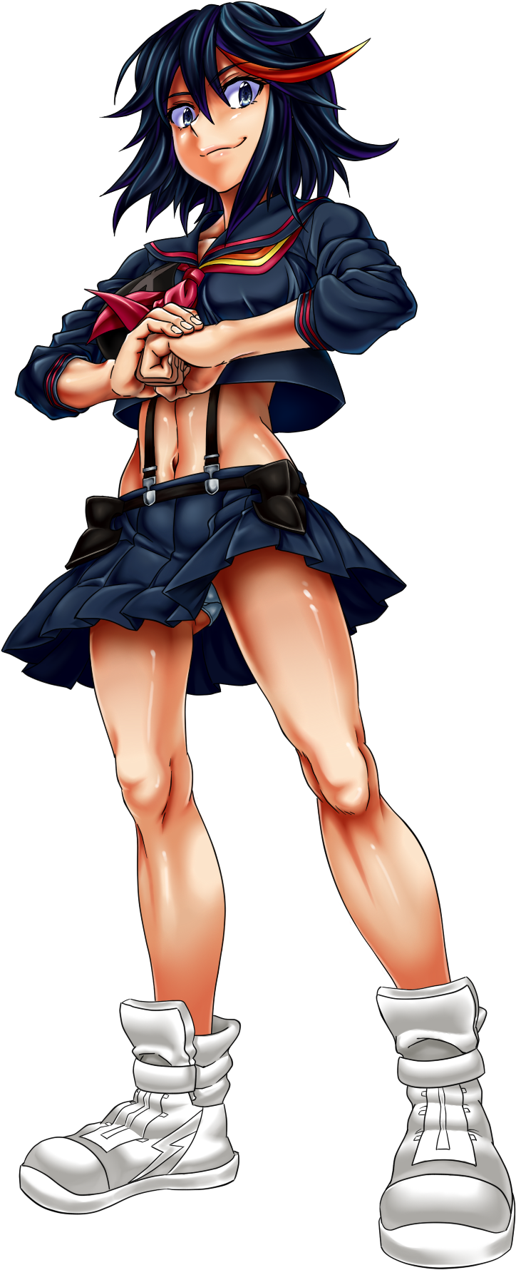 Original) Loading Matoi Ryuuko And Senketsu (kill - Cartoon (1050x1900), Png Download