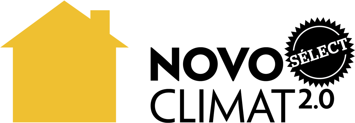 Construction Of New High-energy Performance Homes - Novoclimat (1376x476), Png Download
