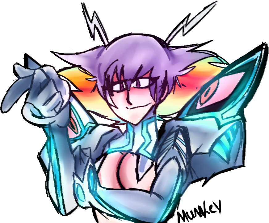 Ragyo Kiryuin - Cartoon (934x758), Png Download