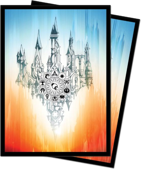 Ultra Pro Mtg Sleeves-guilds Of Ravnica Card Back - Ravnica Allegiance Ultra Pro (562x676), Png Download