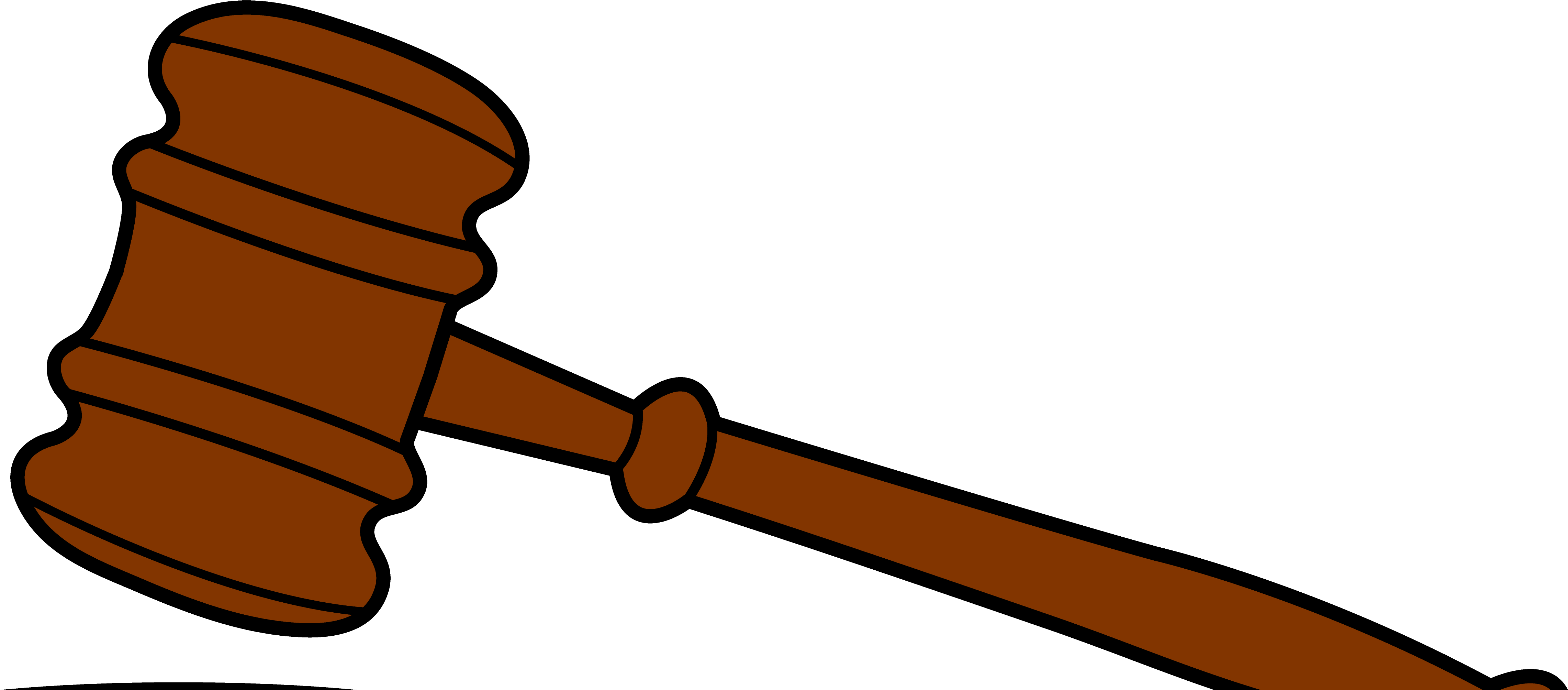 Gavel Clipart Trial - Represent The Judicial Branch (4641x2006), Png Download