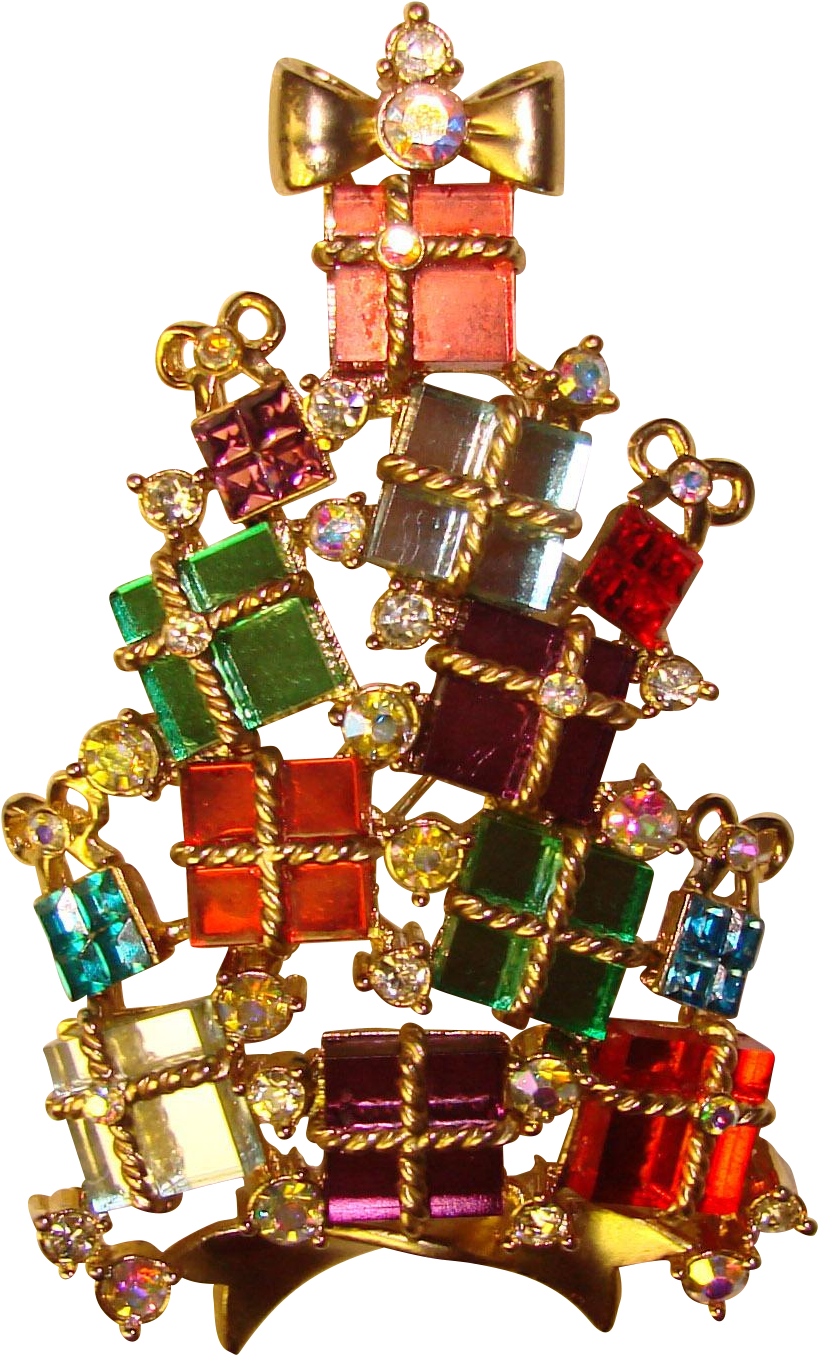 Awesome Avon Collectible Christmas Tree Pin What A - Christmas Ornament (1354x1354), Png Download