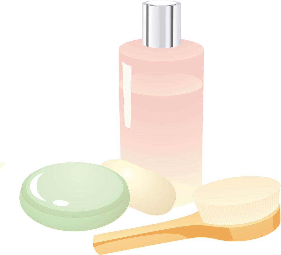 Clipart Transparent Beauty Products Clipart - Clipart Bath Products (1024x999), Png Download