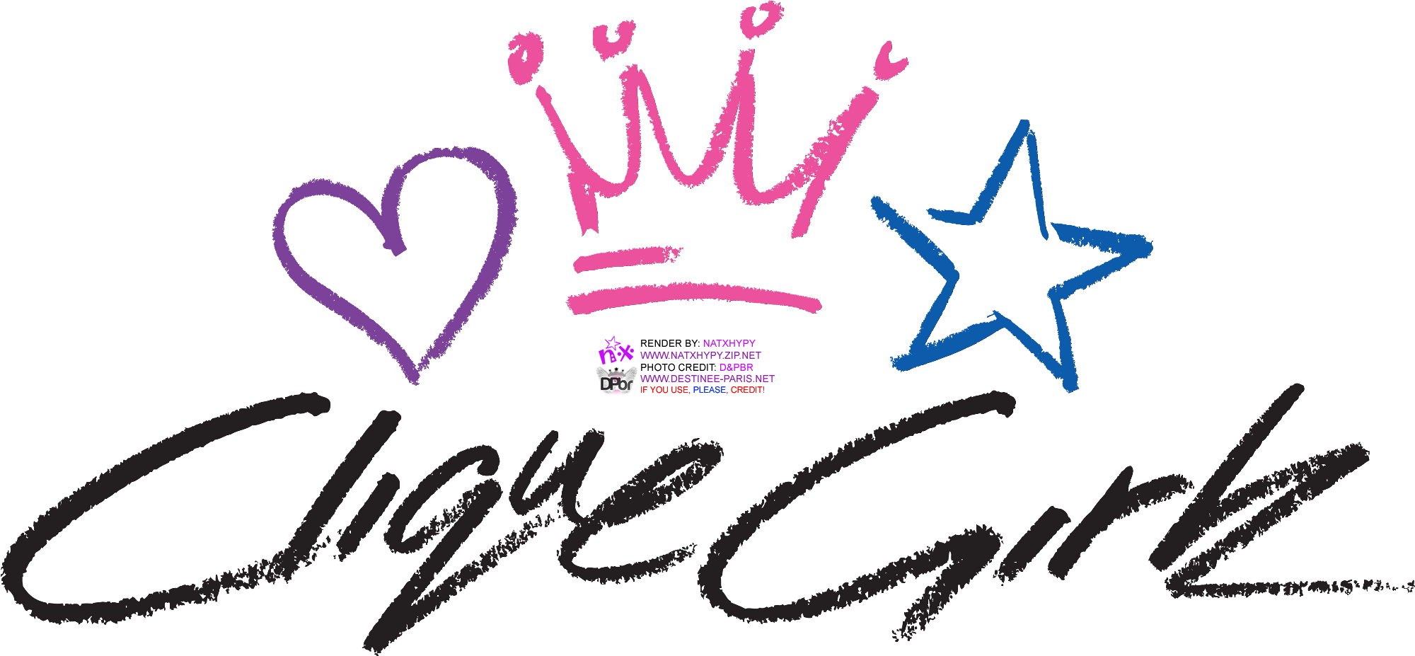 Clique Girlz Hq Official Logo Render Png Psd By Natxhypy - Clique Girlz (2000x927), Png Download