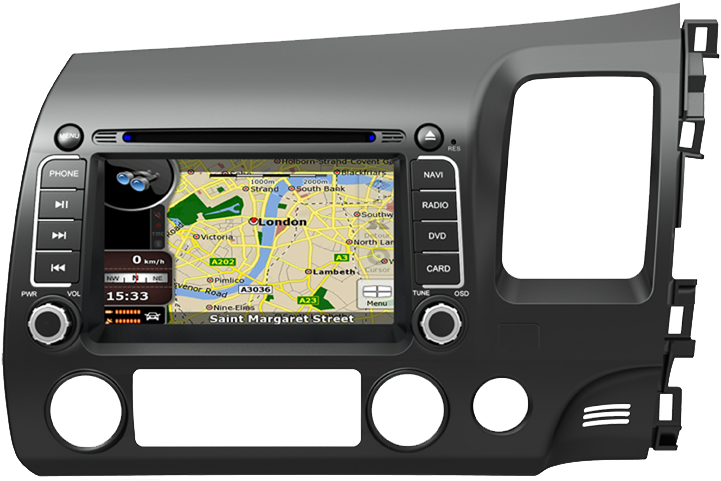Custom Panel Fit For Honda City - Honda Civic 2011 Navigation System Panel In Pakistan (772x494), Png Download