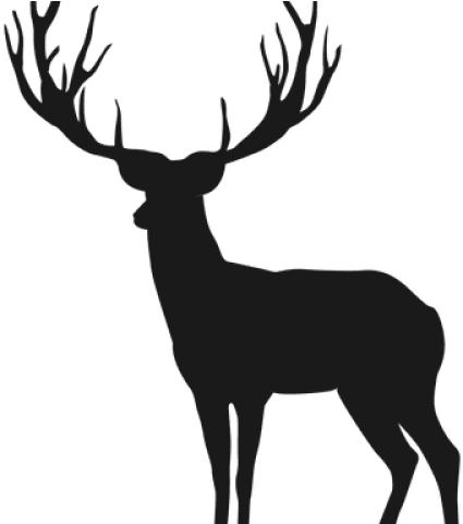 Black Reindeer Png (640x480), Png Download