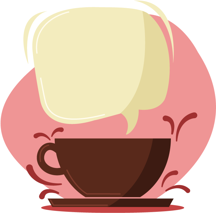 Coffee Cup Espresso Latte Vector Cafe - Life Is Better With Coffee (800x800), Png Download