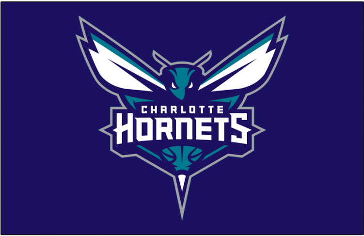Charlotte Hornets Logos Iron On Stickers And Peel-off - Emblem (750x930), Png Download
