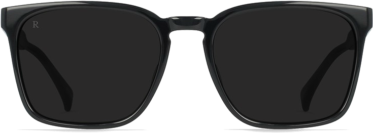 Pierce - Black/dark Smoke - Detective Bril (966x1449), Png Download