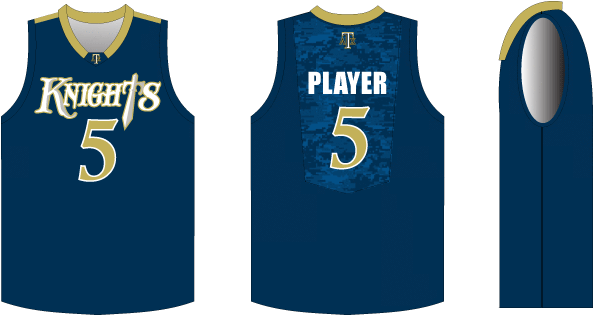 Individual Triple Double Basketball Jersey W/ Mesh - Sports Jersey (600x600), Png Download