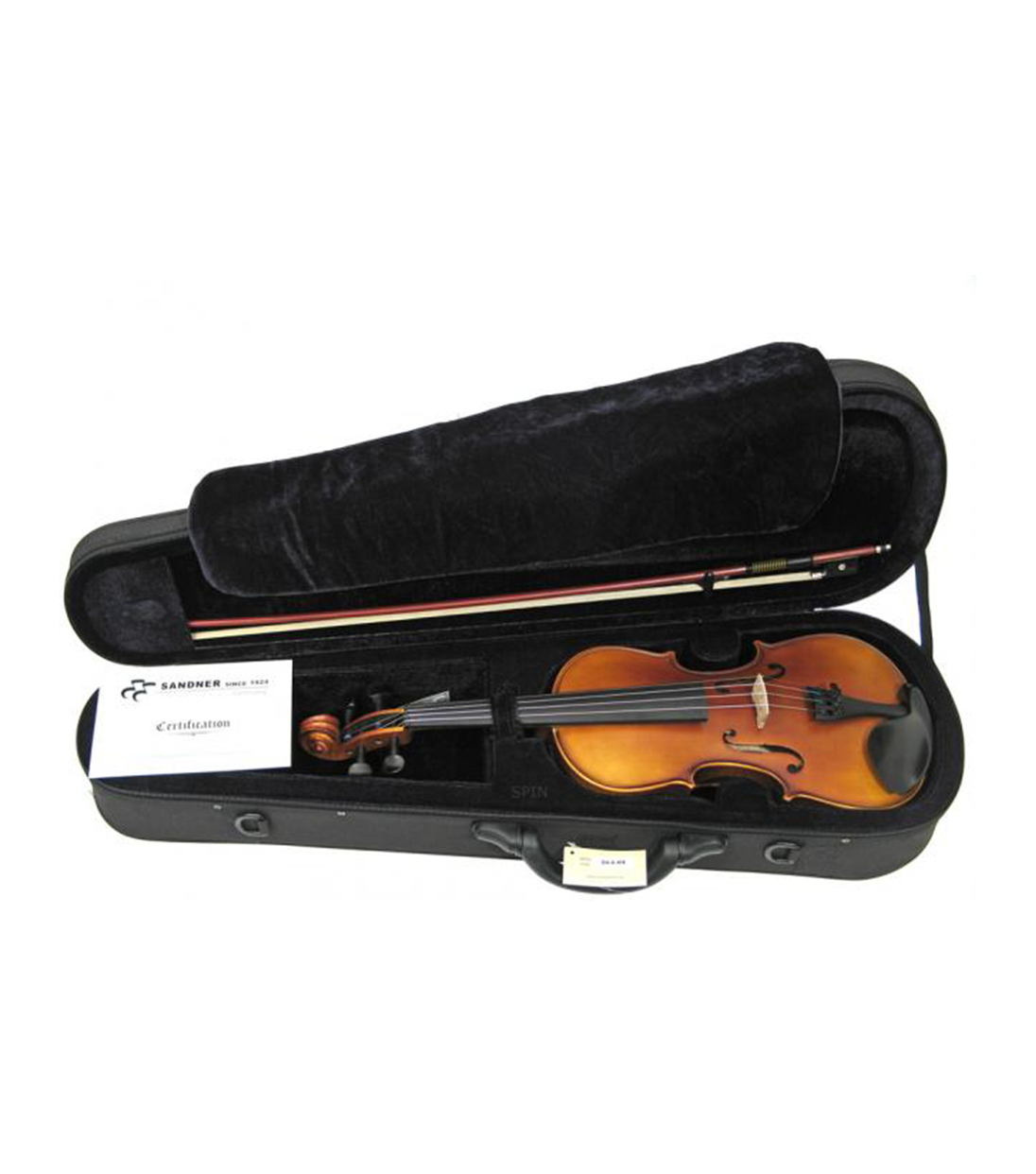 Sandner Sv2c Half Size Student Violin Outfit With Case - Sandner Violin (1096x1242), Png Download