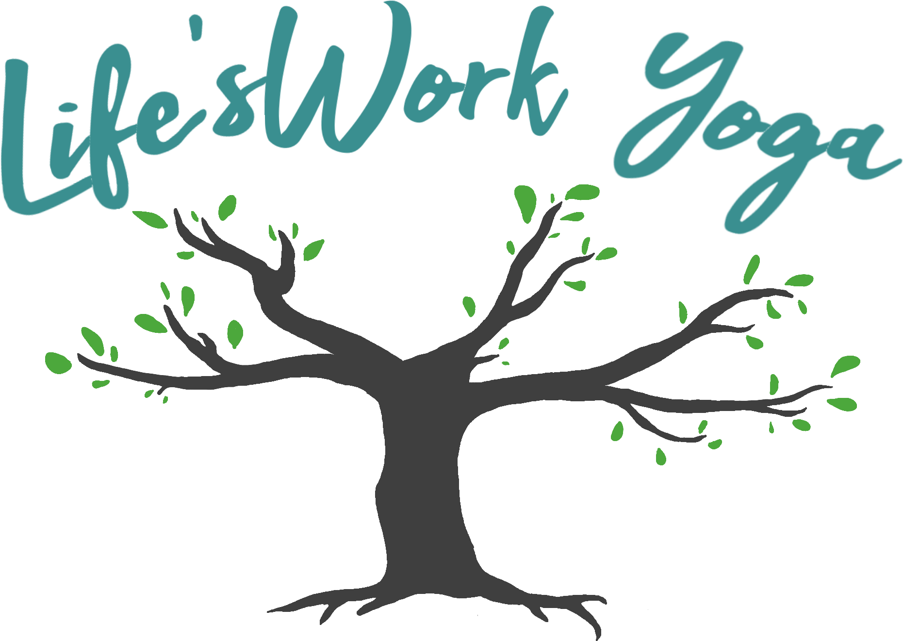 Life'swork Yoga - Calligraphy (2000x1413), Png Download