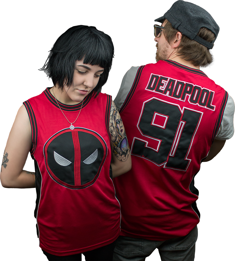 Basketball Jersey Main Image - Deadpool Jersey (902x1000), Png Download