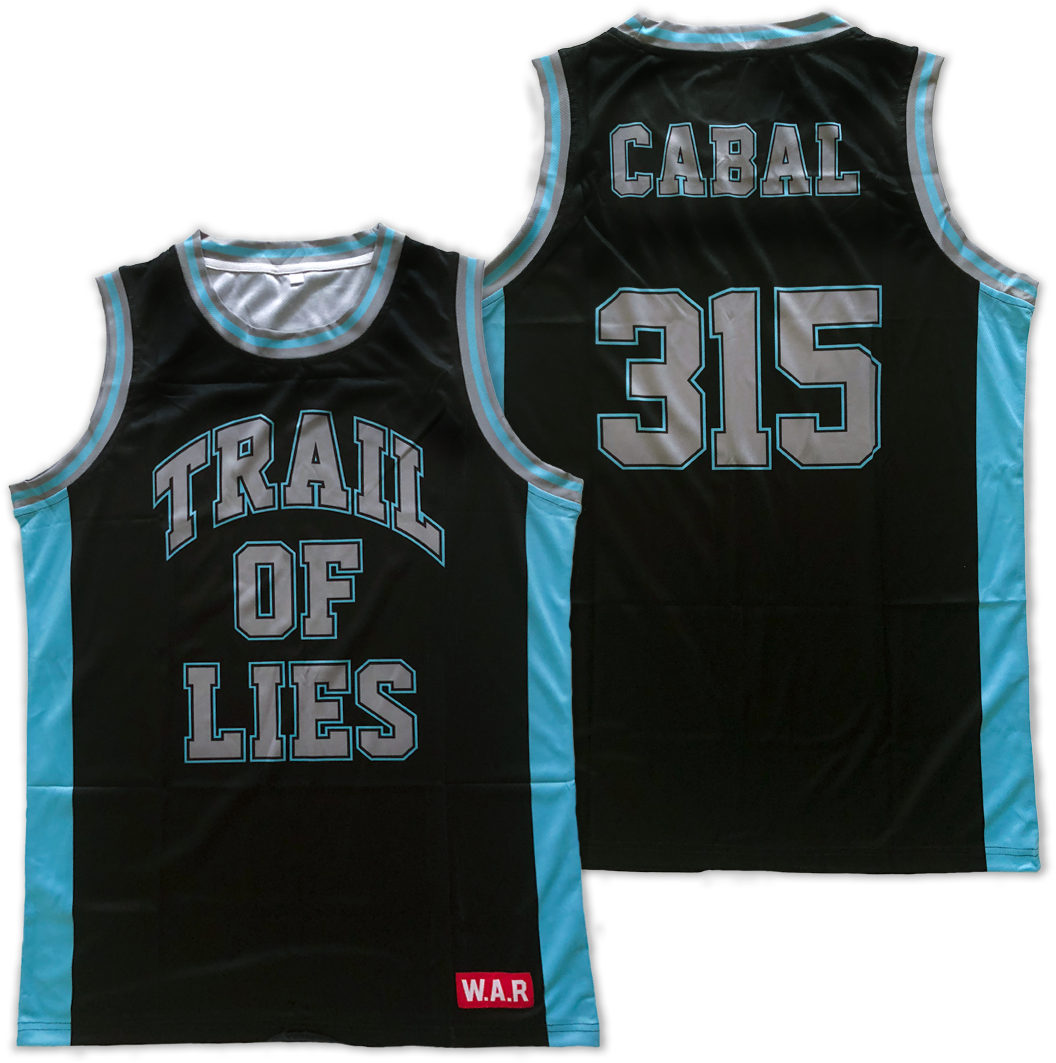 Image Of Trail Of Lies X Cabal Basketball Jersey - Vest (1100x1100), Png Download