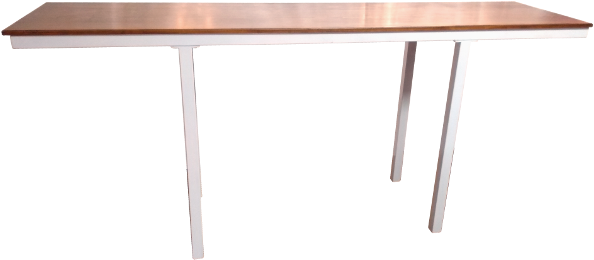Bar Table Pub Style With White Frame - Coffee Table (800x600), Png Download