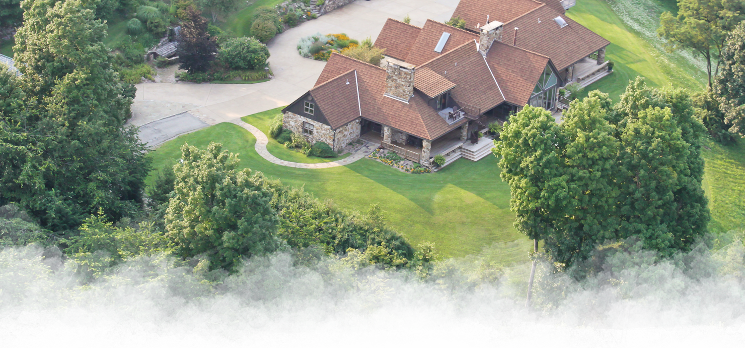 Oak Lodge - House (1500x702), Png Download