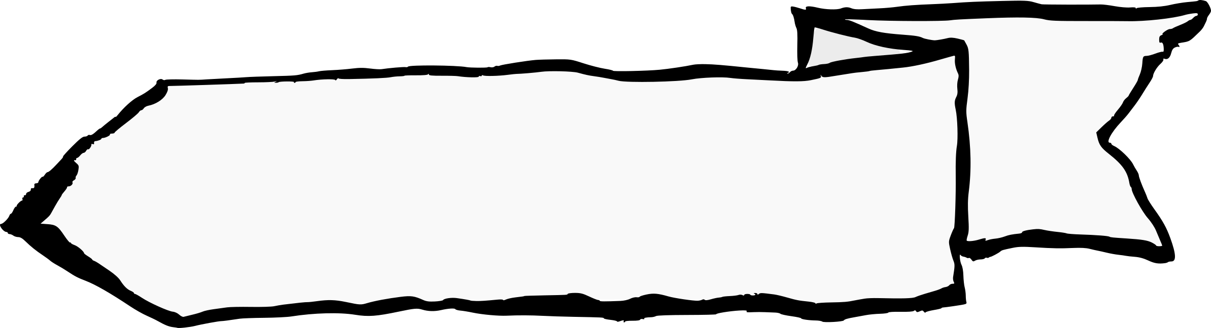 Free Download - Silhouette (2386x648), Png Download