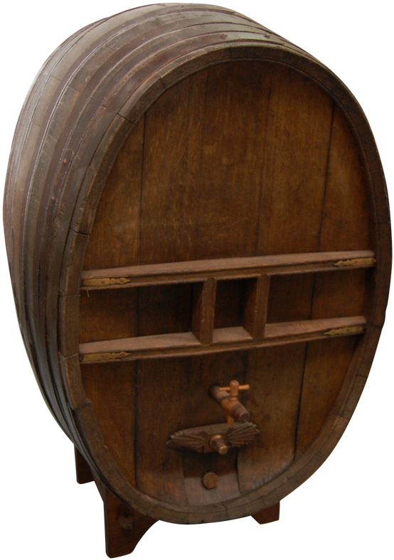 French 19th Century Wine Barrel (800x1203), Png Download