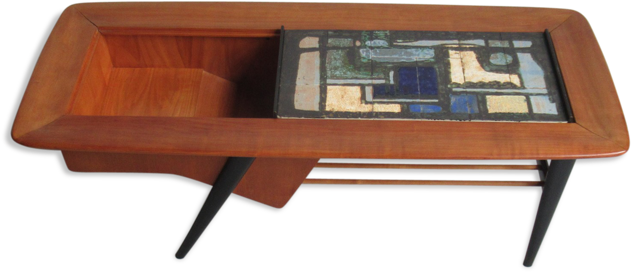 Bar Table Model 210 Alfred Hendrickx To Belform, - Coffee Table (1457x1457), Png Download