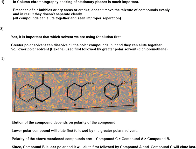 1) In Column Chromotography Packing Of Stationary Phases - Diagram (761x579), Png Download