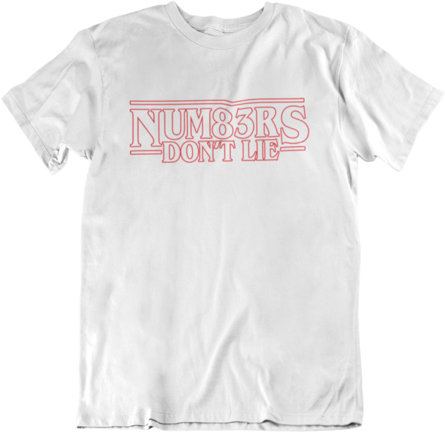 Num83rs Don't Lie Outline Twc T-shirt - Wolfychu Merch (1000x750), Png Download