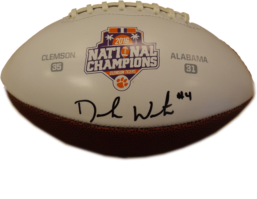 Deshaun Watson - Kick American Football (1000x813), Png Download