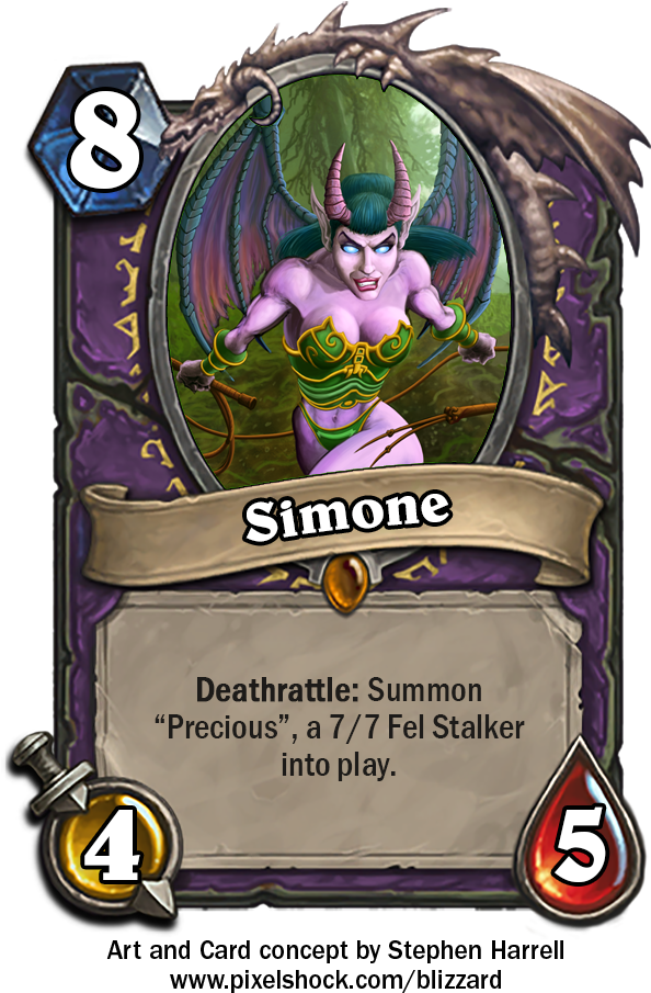 Hearthstone Project - Warlock - - Elemental Lord Hearthstone (600x920), Png Download
