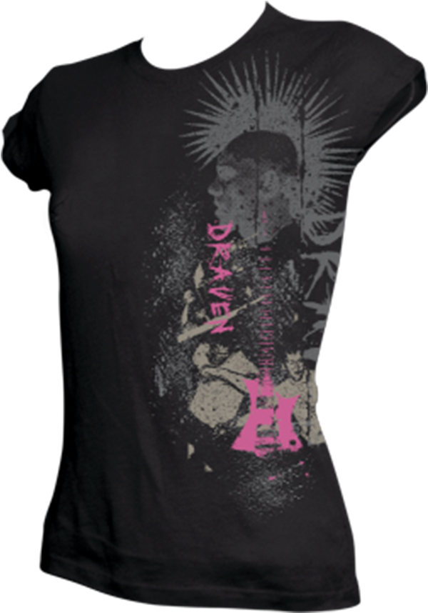 Draven Girls Punker T-shirt - Tattoo (1024x1024), Png Download