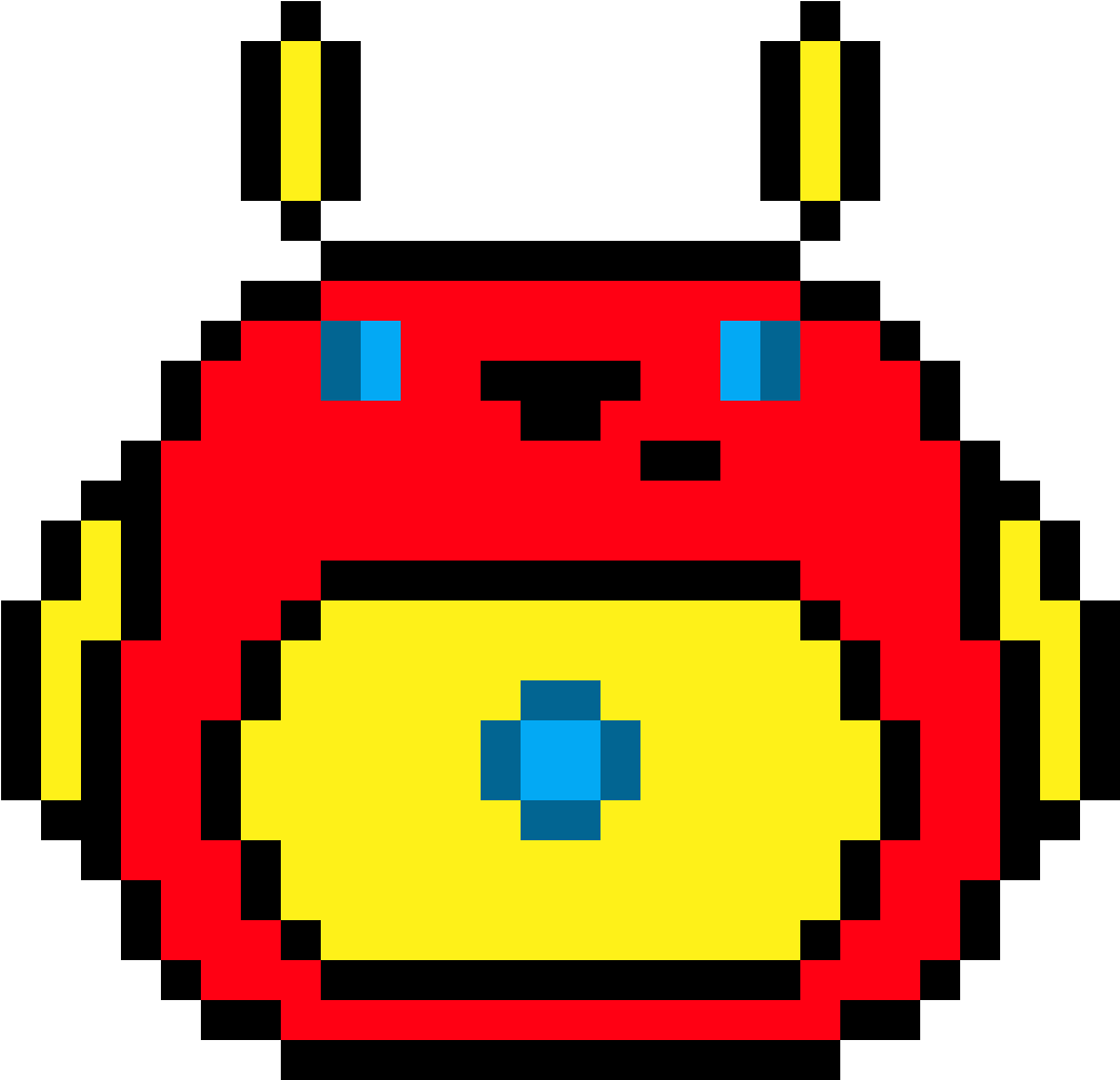 Iron-totoro - Frisk Undertale Pixel Art Maker (1184x1184), Png Download