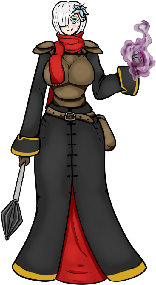 Warlock Layla - Cartoon (900x1050), Png Download