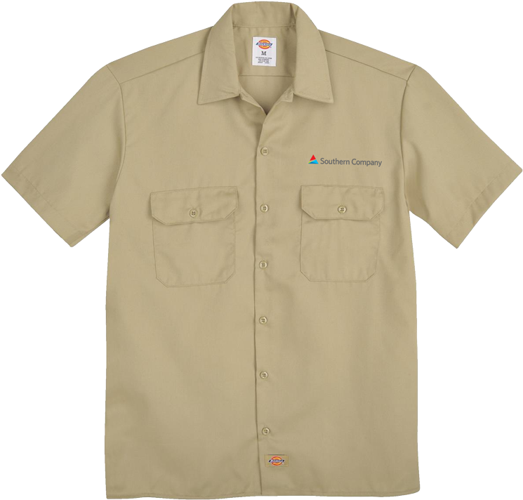 Dickies Unisex Short-sleeve Work Shirt - Active Shirt (750x750), Png Download