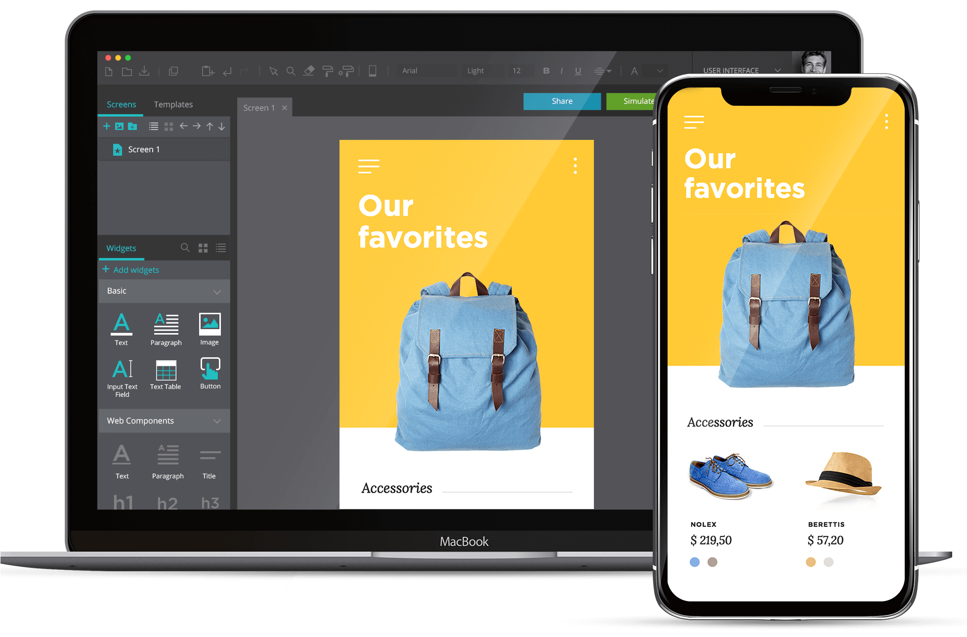View And Export Prototypes On Desktop And Movile Devices - Mobile Phone (2140x1320), Png Download
