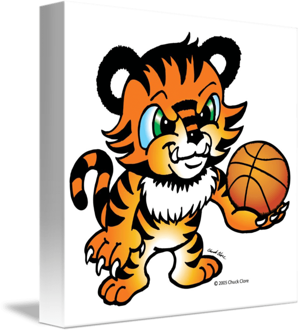 Tiger With Soccer Ball (589x650), Png Download