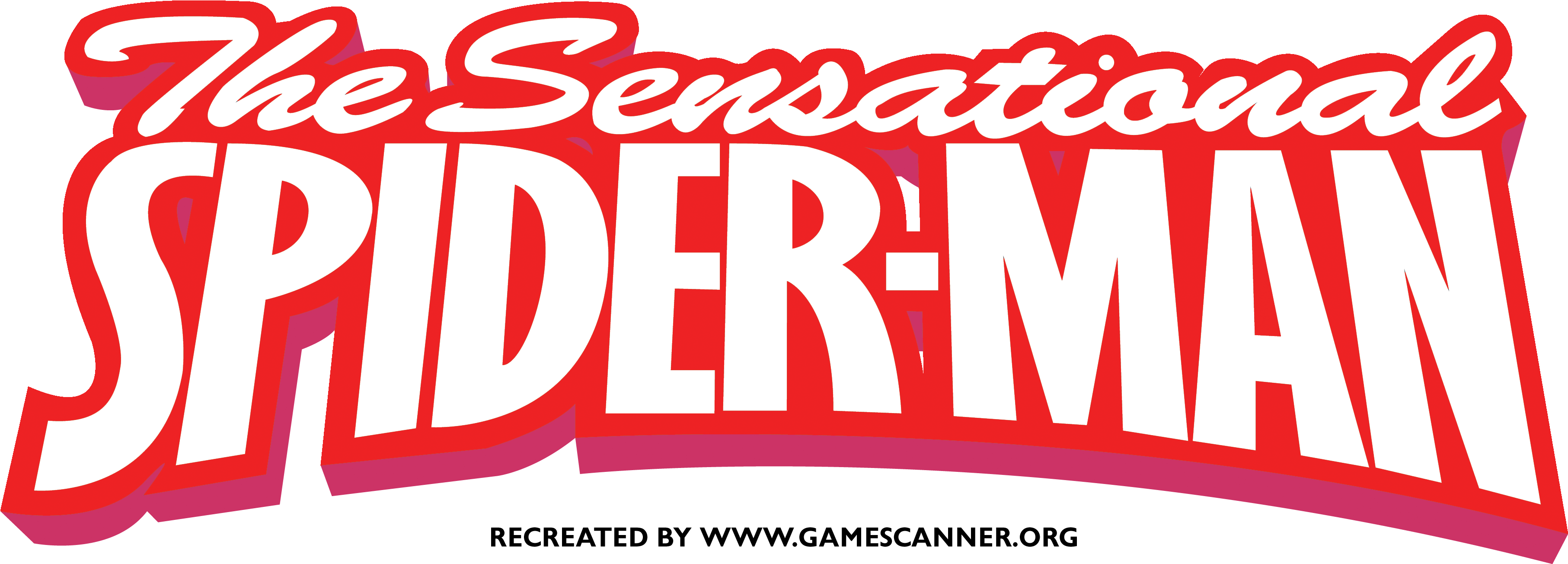 No Caption Provided - Sensational Spider Man Logo (3644x1316), Png Download