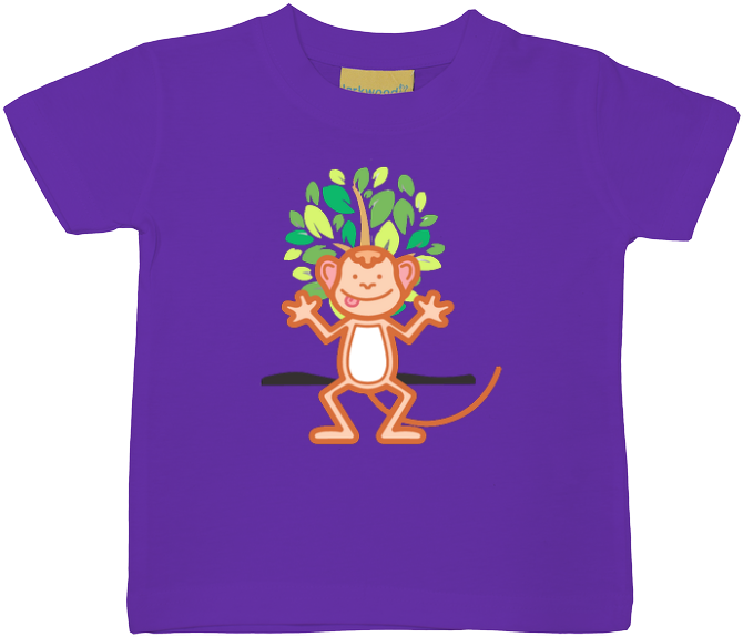Funny Monkey Baby T-shirt - Infant (680x680), Png Download