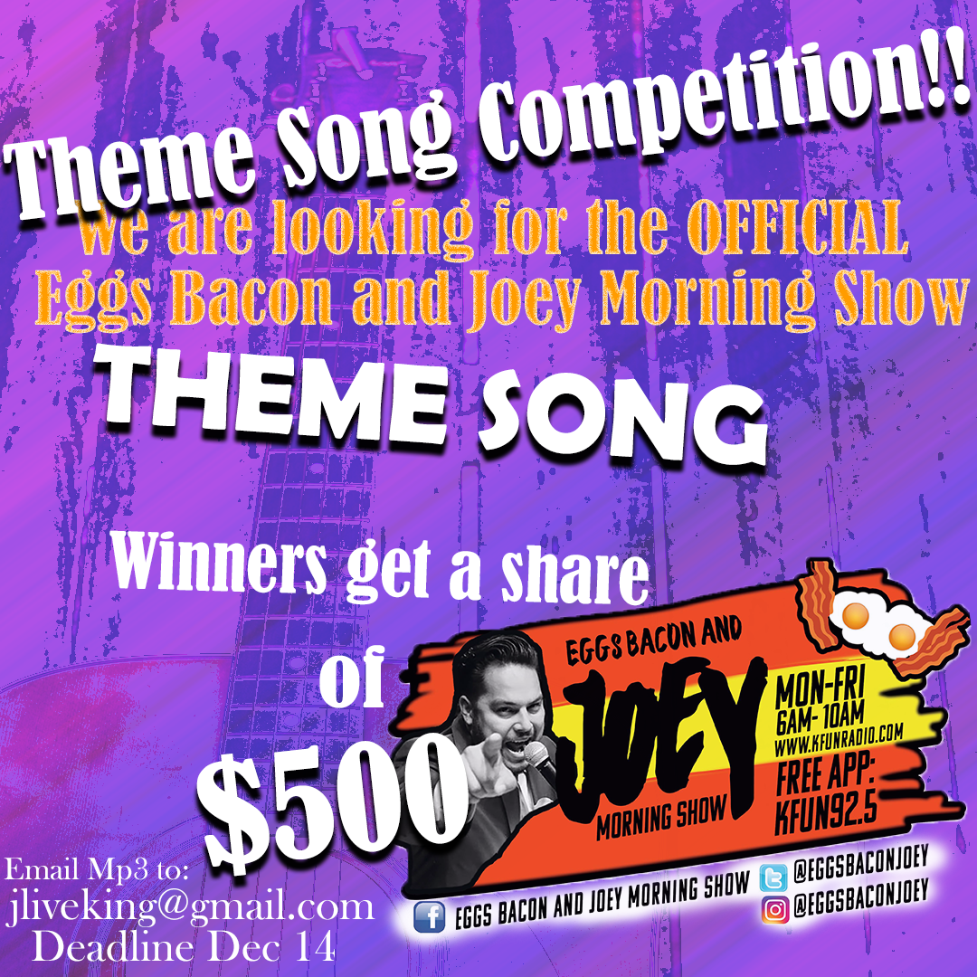 Download Eggs Bacon And Joey Theme Song Contest Poster Full Size
