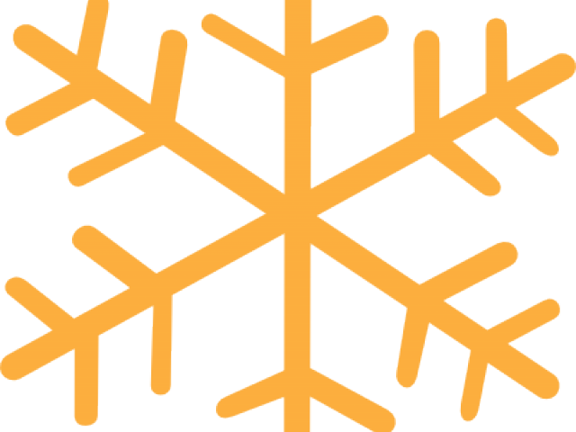 Snowflakes Clipart Transparent Background - Transparent Background Red Snowflake (640x480), Png Download