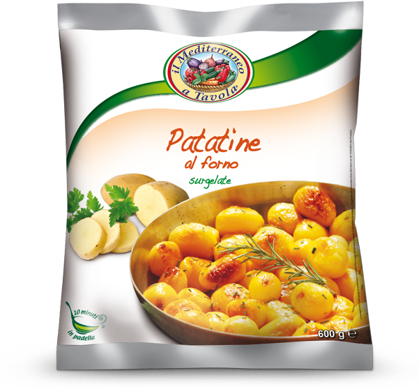 Oven- Baked Potato Chips - Patate Surgelate Al Forno (600x600), Png Download