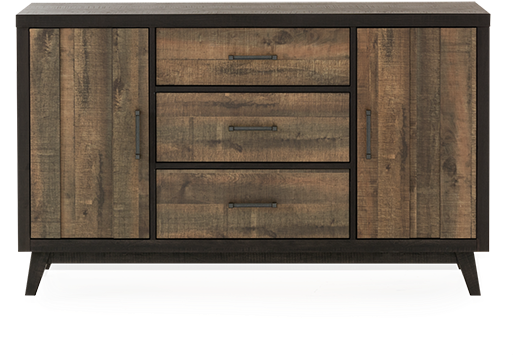 Image For Brown Wood 3-drawer Dresser From Brault & - Coffee Table (519x804), Png Download