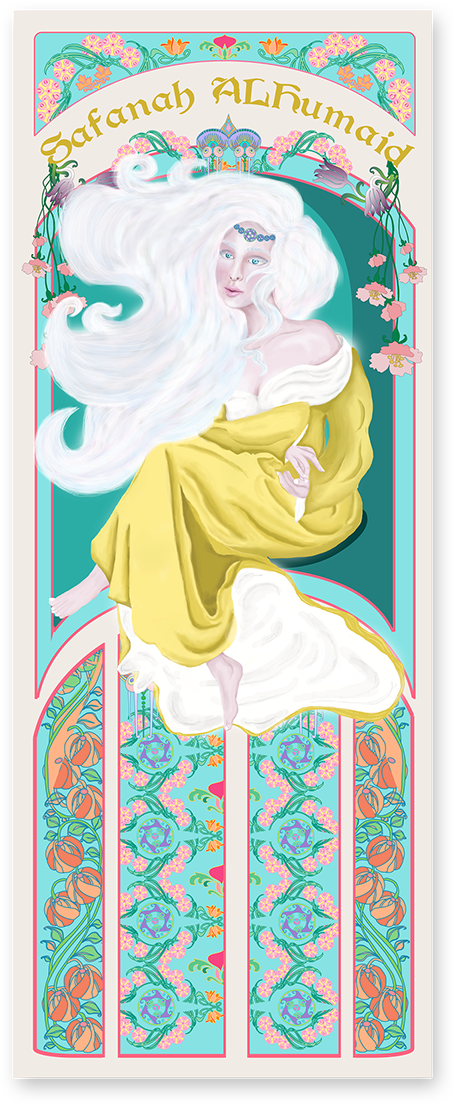 Art Nouveau Style - Visual Arts (600x1184), Png Download