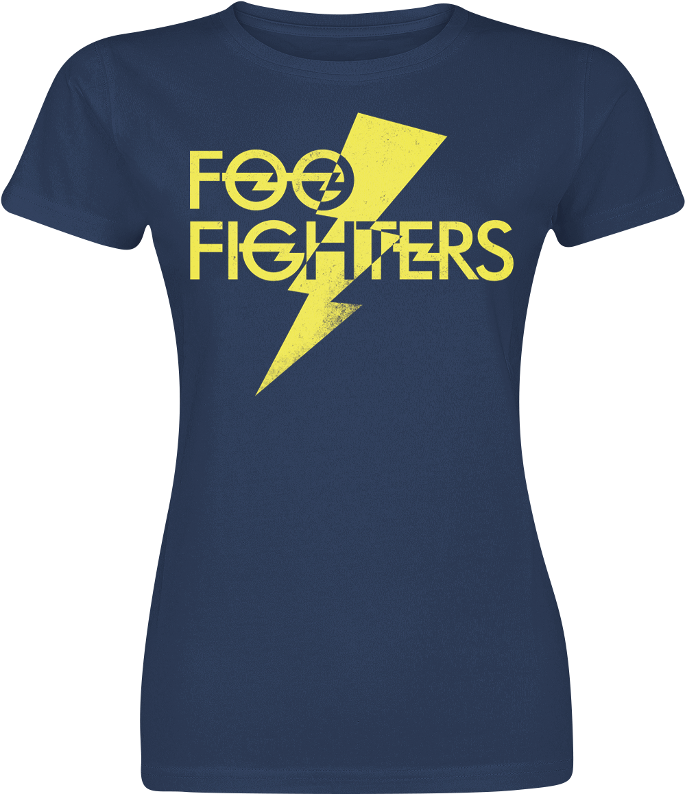 Null Lightning Bolt Navy T-shirt 366181 Gwdcgrn - Active Shirt (1038x1200), Png Download