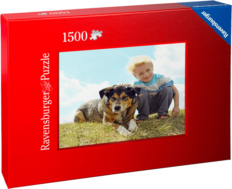 Personalised Ravensburger Jigsaw Puzzle 1500 - Companion Dog (860x680), Png Download