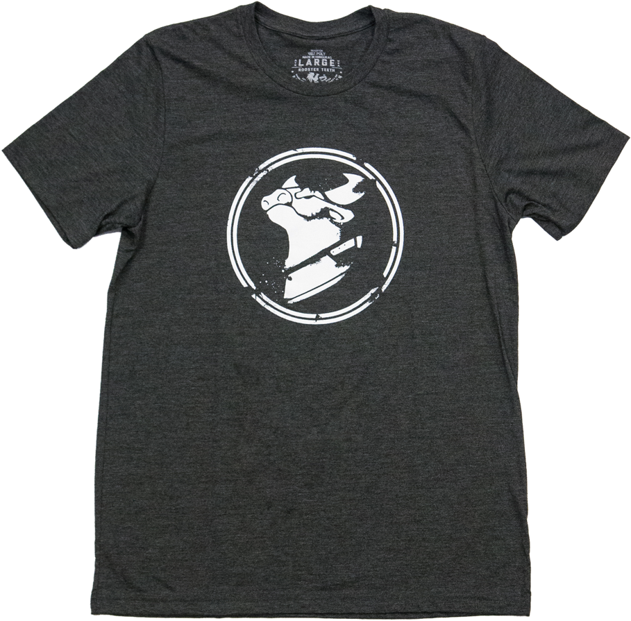 Cow Chop Vintage Tee Rooster Teeth Store - Spacex Shirt (1024x1024), Png Download