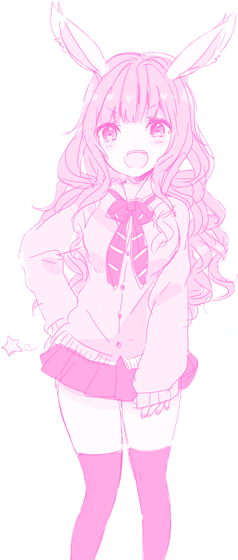Do Not Remove My Caption, Self Promote Or Repost Ty - Aesthetic Manga Kitten (500x810), Png Download