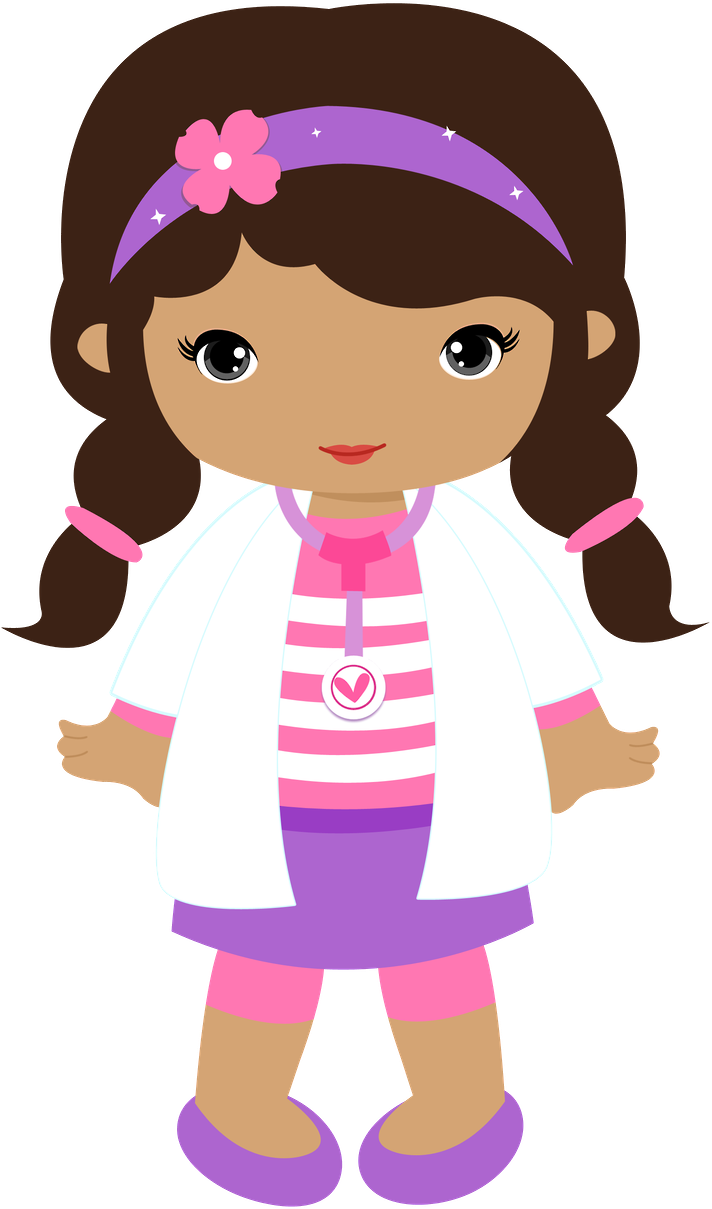 Doc Mcstuffins Clipart Tool - Caricatura Imagenes De Doctora (900x1288), Png Download